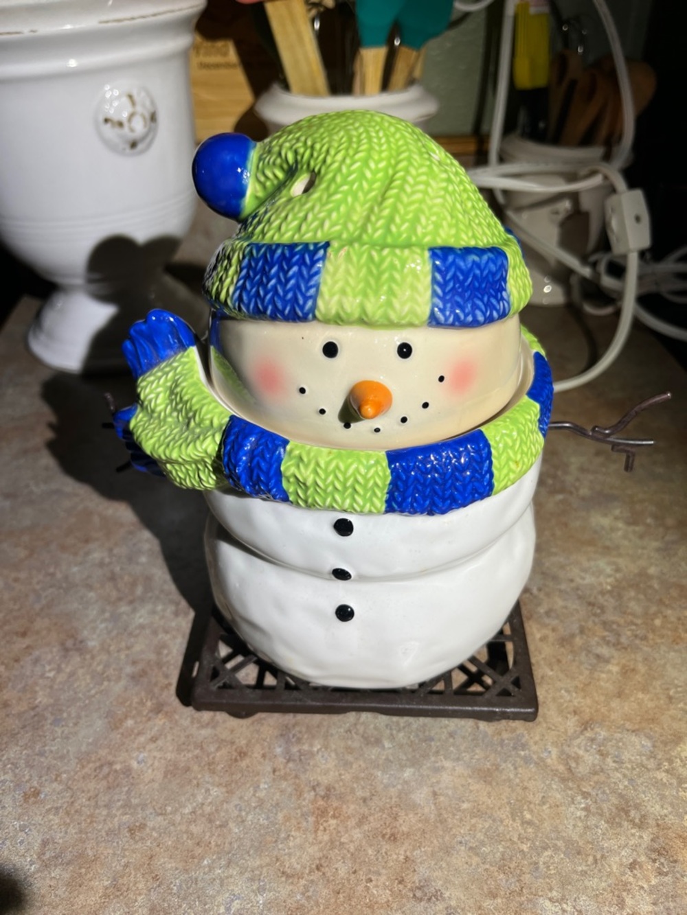 Blizzard used Scentsy cleaned well. Head is a lil darker.